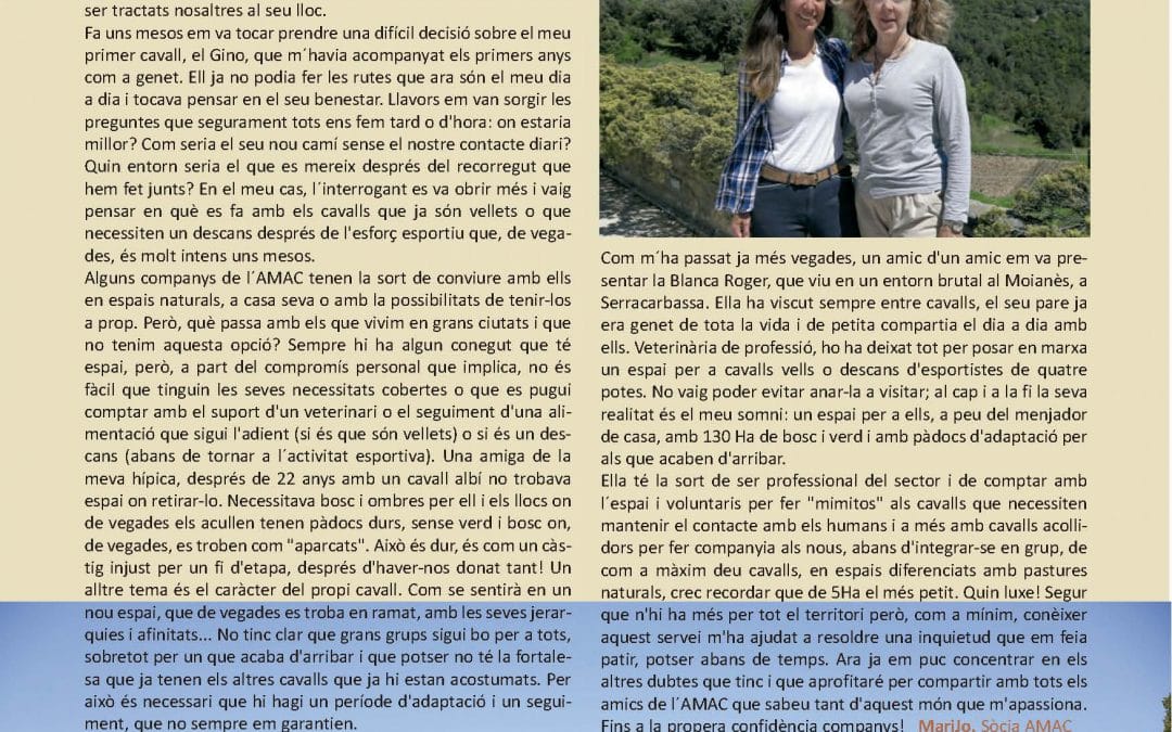 Aparecemos en la revista Hípica Catalana!